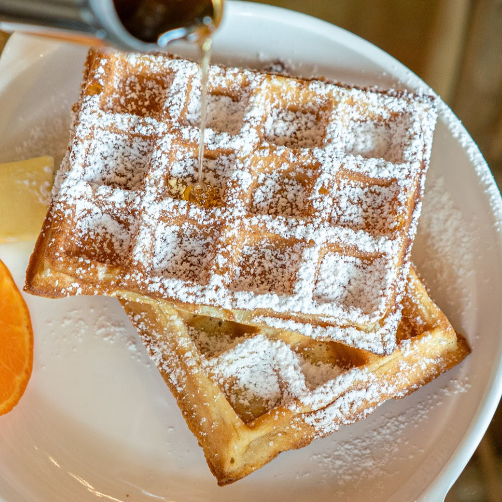 Amish Friendship Bread Waffles