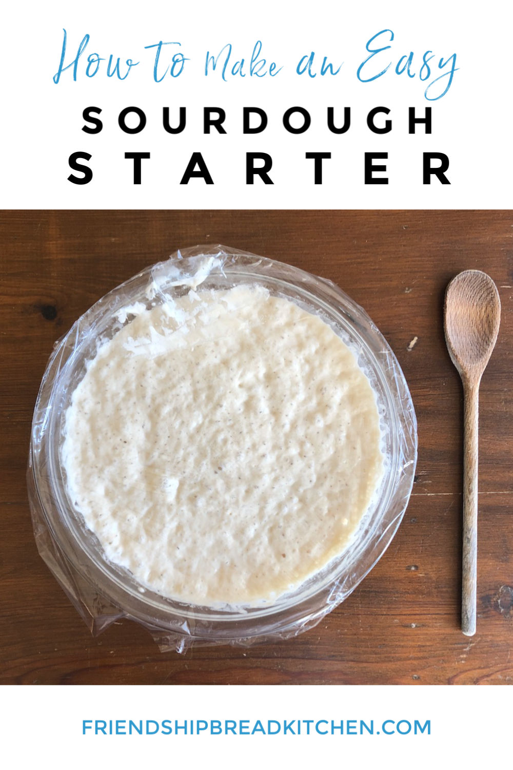 Easy Sourdough Starter (Made with Yeast)