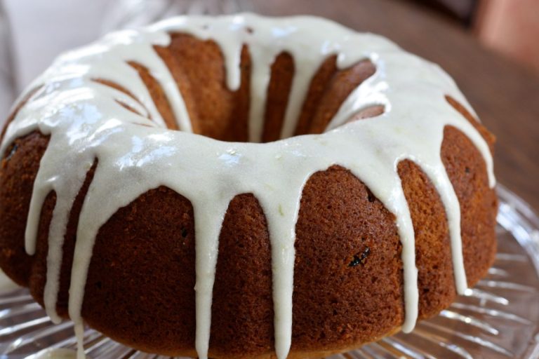 Lemon Cranberry Amish Friendship Bread Bundt Cake